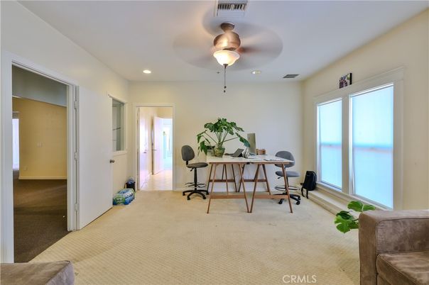 Home Office, Interior, Recessed Lighting