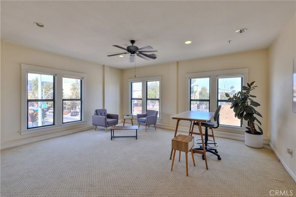 Home Office, Interior, Recessed Lighting