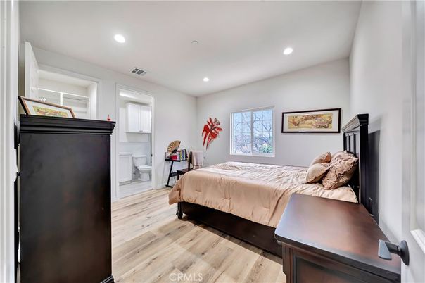 Bathroom, Bedroom, Interior, Recessed Lighting, Wood Texture Flooring