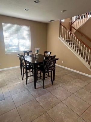 Dining room, Interior, Recessed Lighting