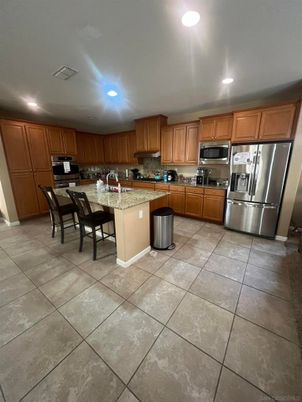 Dining room, Interior, Kitchen, Recessed Lighting, Stainless Steel Appliances