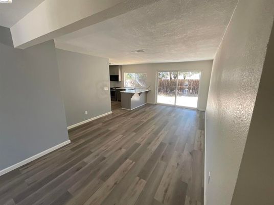 Empty room, Interior, Kitchen, Wood Texture Flooring