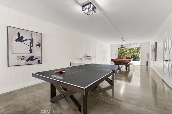 Billiard Table, Game Room, Interior, Pendant Lights