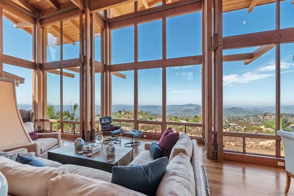 Interior, Living room, Sun Room, Water, Wooden Beams, Wooden Ceilings, Wood Texture Flooring