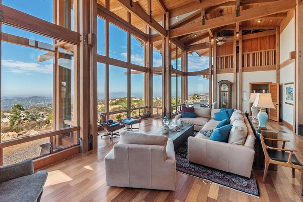Interior, Living room, Sun Room, Wooden Beams, Wooden Ceilings, Wood Texture Flooring