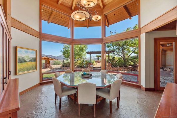 Dining room, Interior, Sun Room, Wooden Beams, Wooden Ceilings