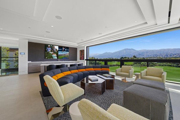 Interior, Living room, Recessed Lighting