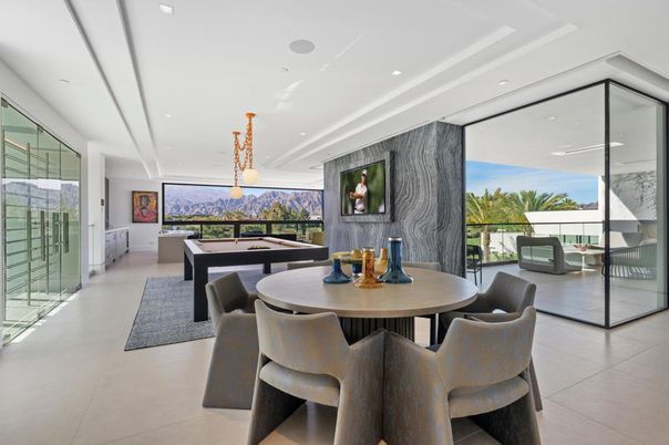 Billiard Table, Dining room, Game Room, Interior, Pendant Lights, Recessed Lighting
