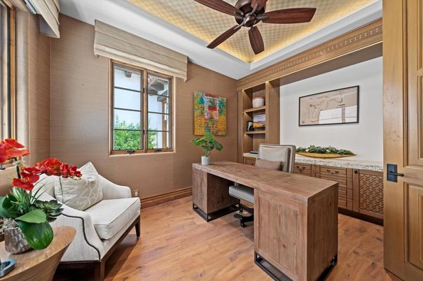 Home Office, Interior, Wood Texture Flooring