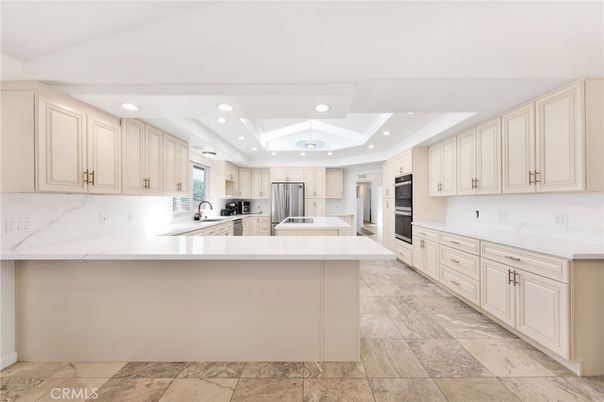 Interior, Kitchen, Recessed Lighting, Stainless Steel Appliances