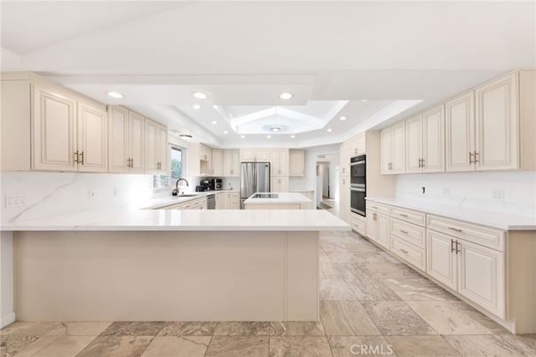 Interior, Kitchen, Recessed Lighting, Stainless Steel Appliances