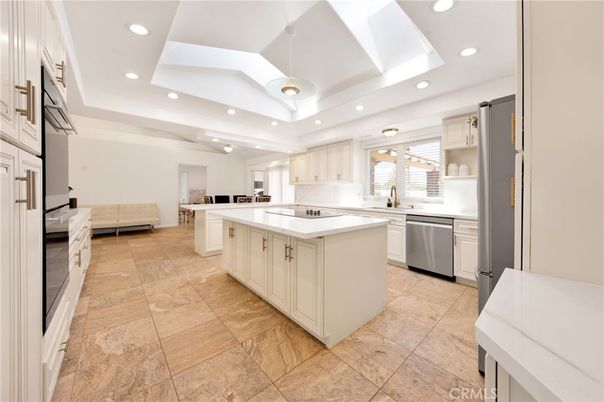 Interior, Kitchen, Recessed Lighting, Stainless Steel Appliances