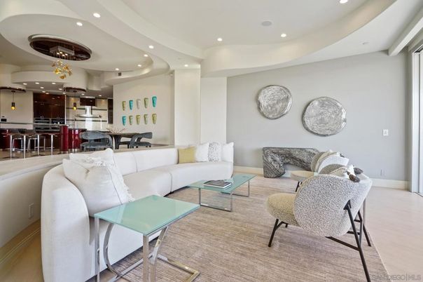 Dining room, Interior, Kitchen, Living room, Recessed Lighting