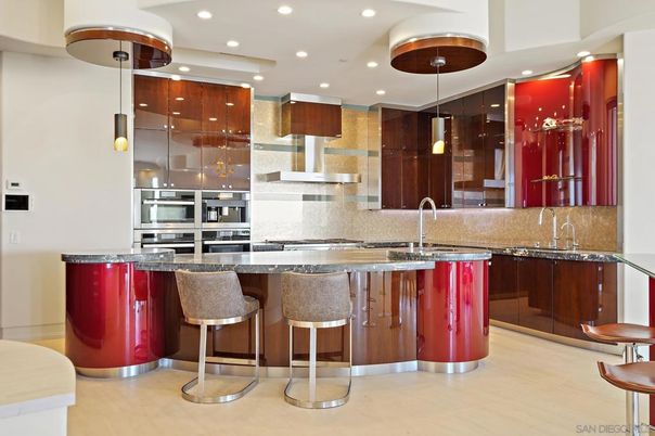 Interior, Kitchen, Pendant Lights, Recessed Lighting