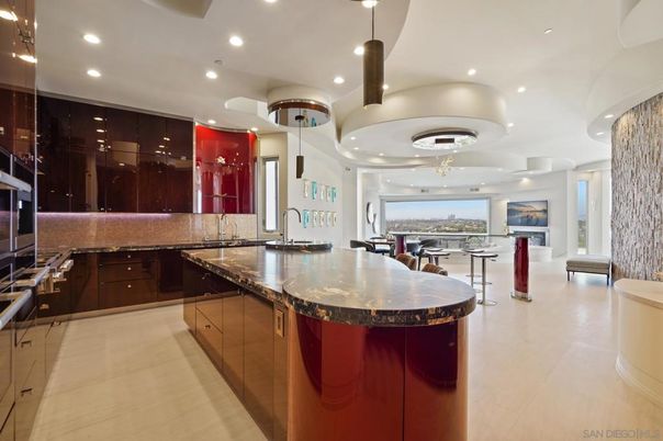 Dining room, Interior, Kitchen, Pendant Lights, Recessed Lighting
