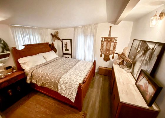 Bedroom, Interior, Wood Texture Flooring