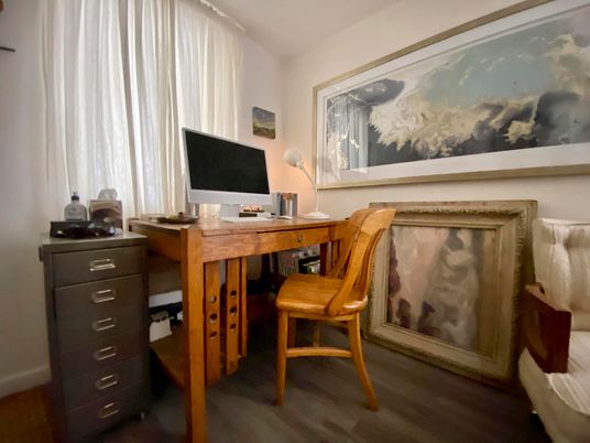 Home Office, Interior, Wood Texture Flooring
