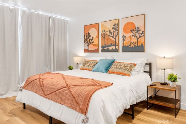 Bedroom, Interior, Wood Texture Flooring