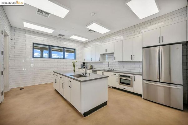Interior, Kitchen, Stainless Steel Appliances, Stone Walls