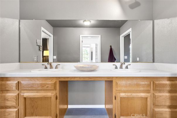 Bathroom, Dual Sink Vanities, Interior, Tile Countertops