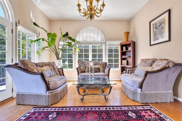 Chandelier, Interior, Living room, Wood Texture Flooring