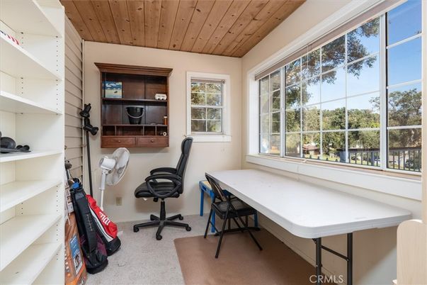 Home Office, Interior, Wooden Ceilings