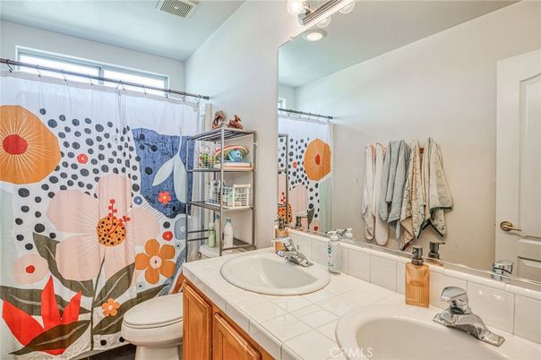Bathroom, Interior, Recessed Lighting, Tile Countertops