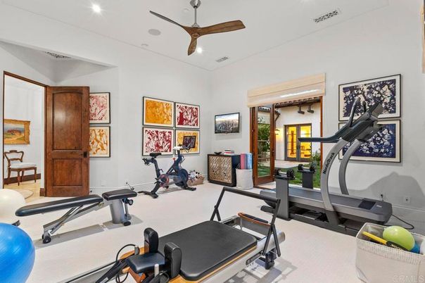 Fitness Equipment, Interior, Recessed Lighting