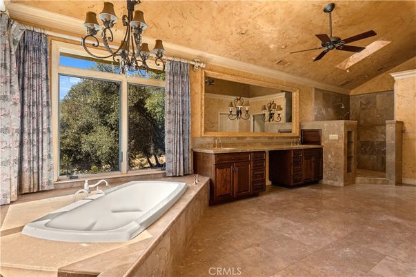 Bathroom, Chandelier, Interior, Recessed Lighting