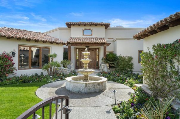 Backyard, Exterior, Facade, Mediterranean