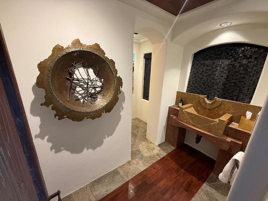 Bathroom, Interior, Wood Texture Flooring