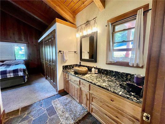 Bathroom, Interior, Wooden Beams, Wooden Ceilings