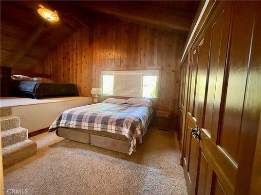 Bedroom, Interior, Wooden Ceilings, Wooden Walls