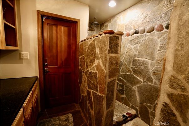 Interior, Recessed Lighting, Stone Walls