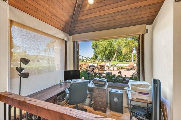 Home Office, Interior, Wooden Ceilings
