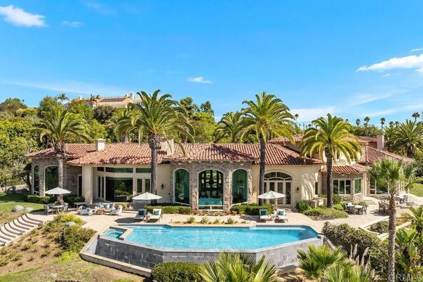 Exterior, Facade, Pool, Spanish Mediterranean