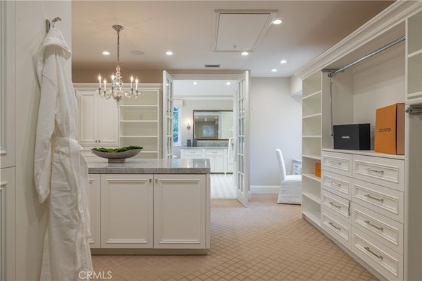 Chandelier, Interior, Recessed Lighting