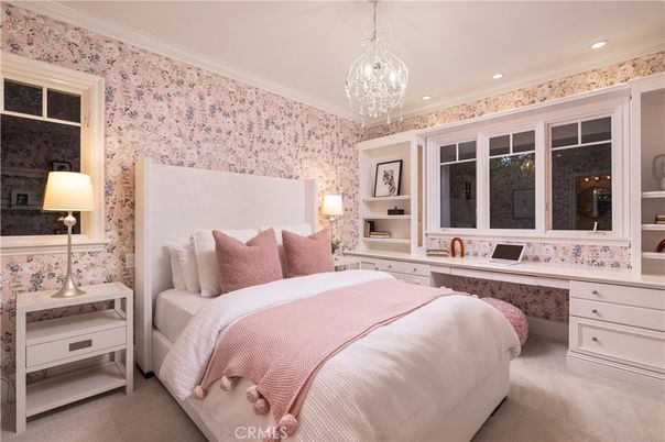 Bedroom, Home Office, Interior, Pendant Lights, Recessed Lighting