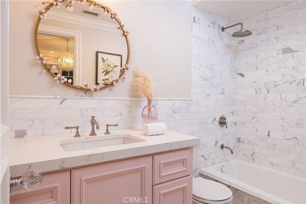 Bathroom, Interior, Marble Walls