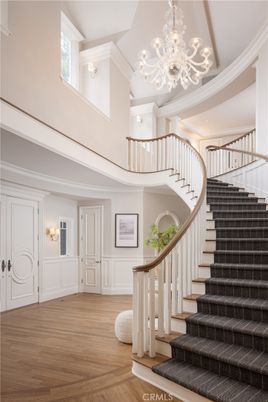 Chandelier, Interior, Wood Texture Flooring