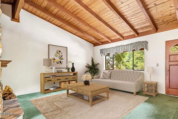 Interior, Living room, Wooden Beams, Wooden Ceilings