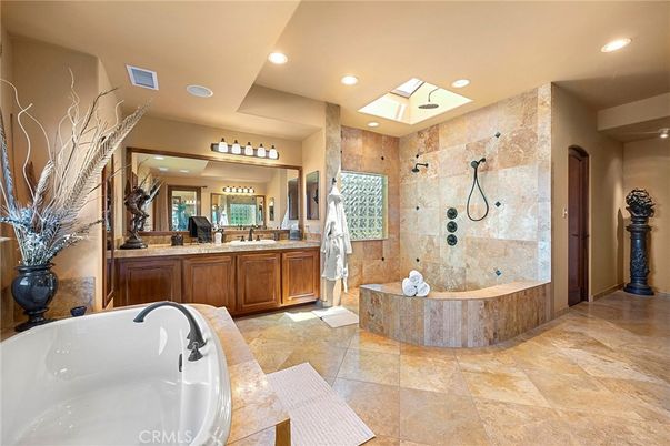 Bathroom, Free Standing Baths, Interior, Recessed Lighting