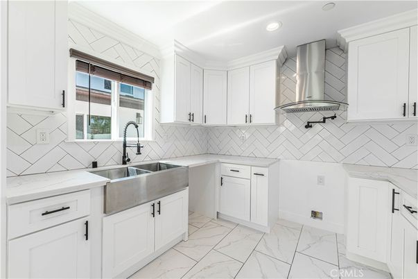Interior, Kitchen, Marble, Recessed Lighting