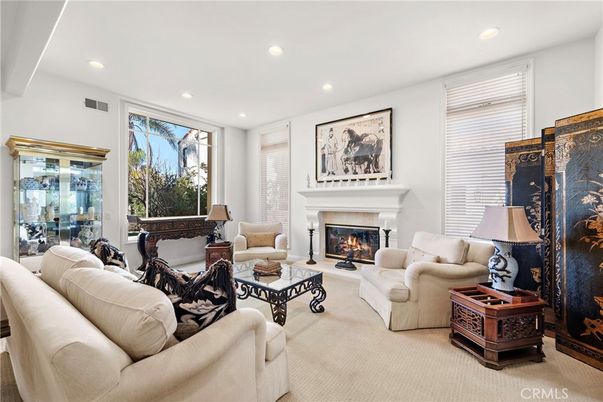 Fireplace, Interior, Living room, Recessed Lighting