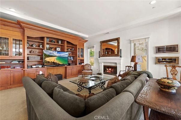 Fireplace, Interior, Living room, Recessed Lighting