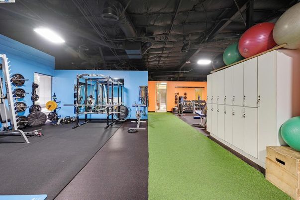 Fitness Equipment, Gym, Interior, Recessed Lighting