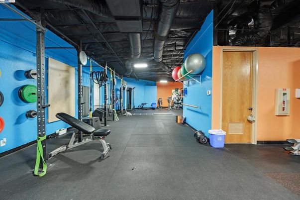 Fitness Equipment, Interior, Recessed Lighting