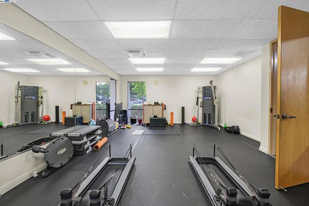 Fitness Equipment, Interior, Recessed Lighting