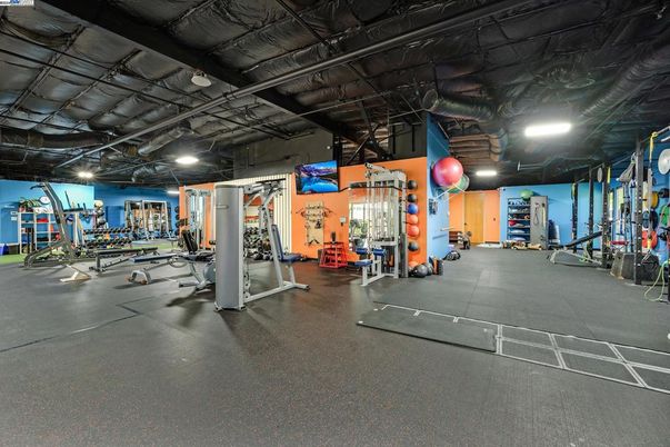 Fitness Equipment, Gym, Interior, Recessed Lighting