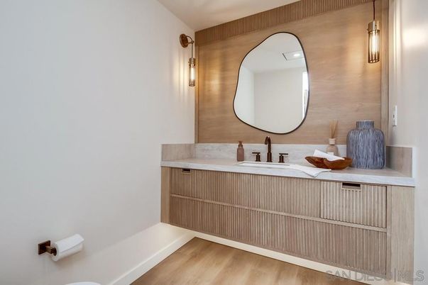 Bathroom, Interior, Wood Texture Flooring